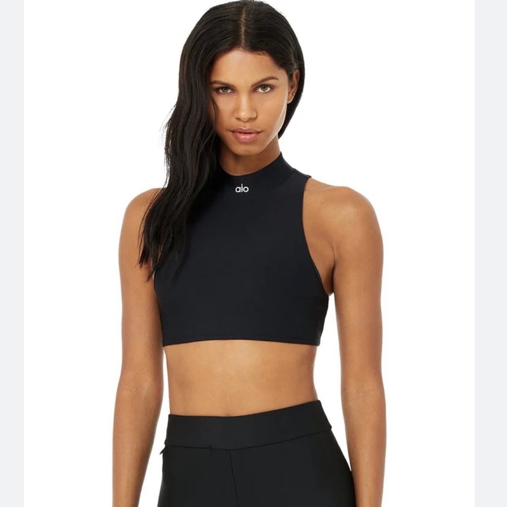 *RARE* ALO Yoga Airlift Fuse Bra Tank in black size S